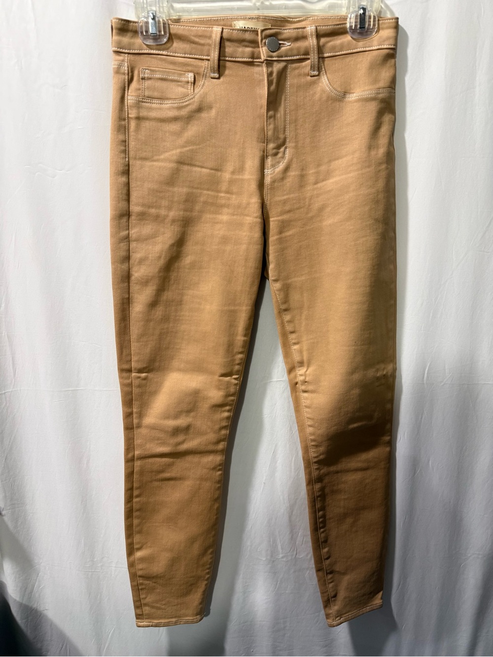 L'AGENCE Skinny Jeans in Camel Tan